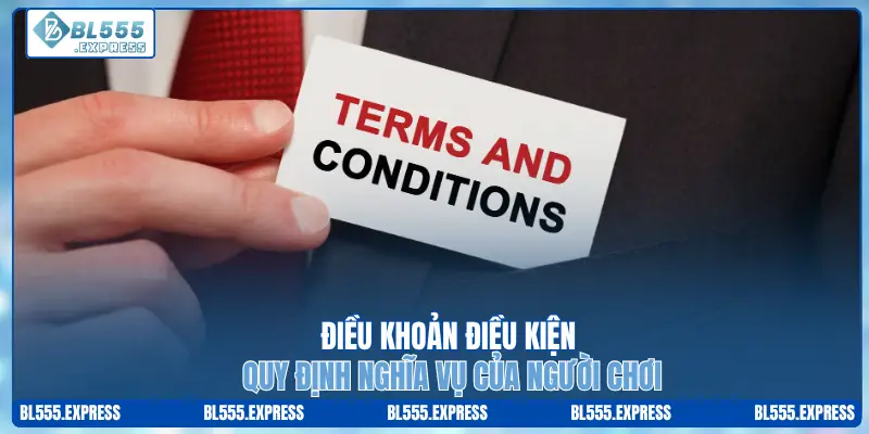 Điều khoản điều kiện quy định nghĩa vụ của người chơi