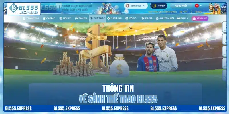 Thông tin về sảnh thể thao BL555 
